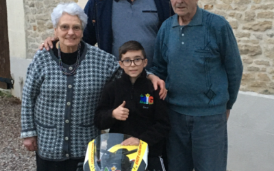 Rencontre de notre jeune pilote Enzo Caligny avec les parents du MIG